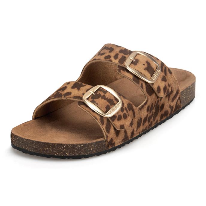 totes® Ladies Double Buckle Slider Animal Extra Image 2